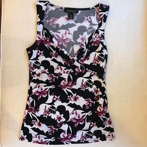 WHBM Sleeveless Top Floral Print Cami